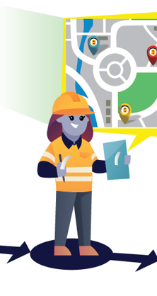 We work with land authorities to determine suitable community locations.