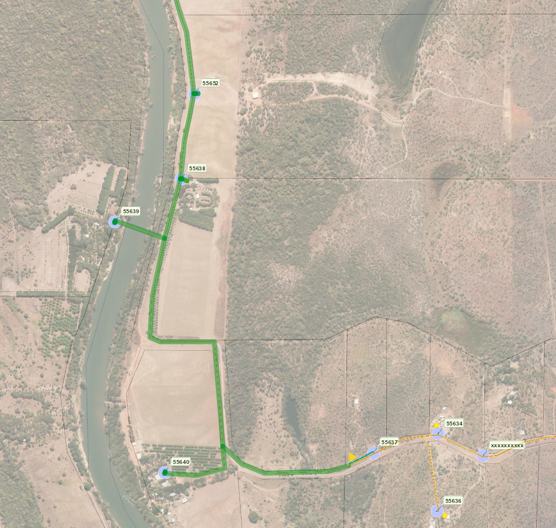 Daly River Planned Outage Map 1