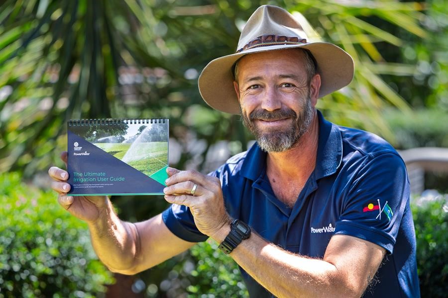 Dan Brown with new irrigation guide