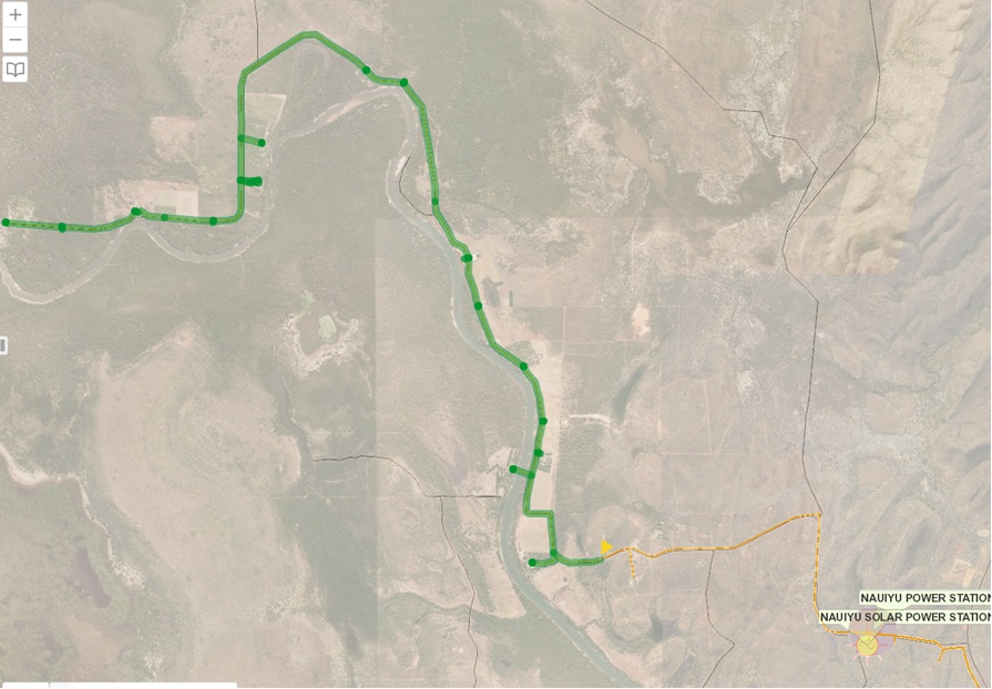 Wooliana Road Daly River outage map