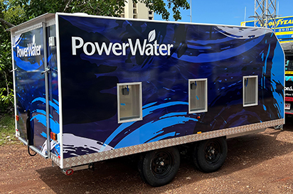Try our water trailer to refresh your event.