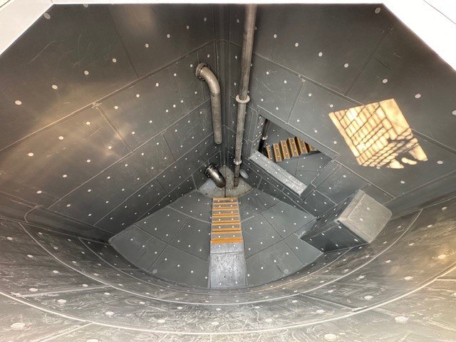 Tiwi pump station internal wet wall